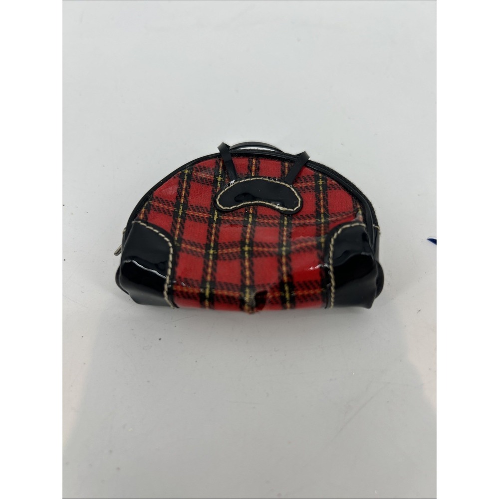 Vintage Barbie Winter Holiday Plaid Duffel Bag #975 1959-1963